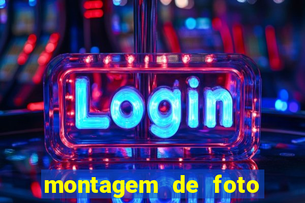 montagem de foto com simbolo do flamengo